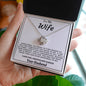 To My Wife - Love Knot Necklace - Your Husband