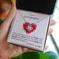 To our Granddaughter - Love Knot Necklace - grandma and grandpa