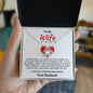 To My Wife - Love Knot Necklace - your Husband
