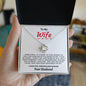 To My Wife - Love Knot Necklace - Your Husband