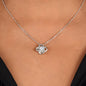 To my Daughter - Love Knot Necklace - Mom
