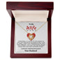 To My Wife - Love Knot Necklace - your Husband