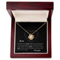 Mom - Love Knot Necklace - I love you