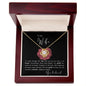 To my Wife - Love Knot Necklace - your husband