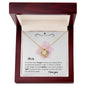 Mom - Love Knot Necklace - I love you