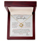 To my Granddaughter - Love Knot Necklace - Nana