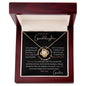 To my Granddaughter - Love Knot Necklace - Grandma