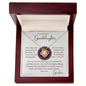 To my Granddaughter - Love Knot Necklace - Grandma