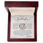 To my Granddaughter - Love Knot Necklace - Grandma