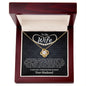 To My Wife - Love Knot Necklace - Your Husband