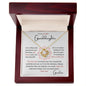 To my Granddaughter - Love Knot Necklace - Grandma