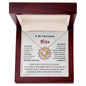A Mi Hermosa Hija - Love Knot Necklace - Mi Amor y Mi Luz