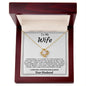 To My Wife - Love Knot Necklace - Your Husband