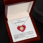 To our Granddaughter - Love Knot Necklace - grandma and grandpa