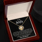 To My Wife - Love Knot Necklace - Your Husband