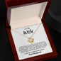 To My Wife - Love Knot Necklace - Your Husband