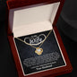 To My Wife - Love Knot Necklace - Your Husband