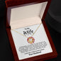 To My Wife - Love Knot Necklace - Your Husband