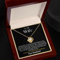 To My Wife - Love Knot Necklace - Your Husband