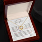To my Daughter - Love Knot Necklace - Mom