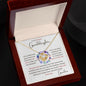 To my Granddaughter - Love Knot Necklace - Grandma