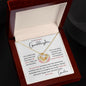 To my Granddaughter - Love Knot Necklace - Grandma