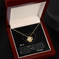 Mom - Love Knot Necklace - I love you