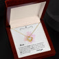 Mom - Love Knot Necklace - I love you