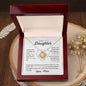 To my Beautiful Daughter - Love Knot Necklace - Love Mom