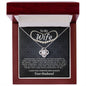 To My Wife - Love Knot Necklace - Your Husband