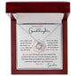 To my Granddaughter - Love Knot Necklace - Grandma