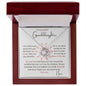To my Granddaughter - Love Knot Necklace - Nana