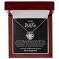 To My Wife - Love Knot Necklace - Your Husband