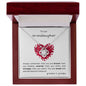 To our Granddaughter - Love Knot Necklace - grandma and grandpa