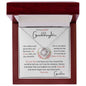 To my Granddaughter - Love Knot Necklace - Grandma