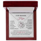 A Mi Hermosa Hija - Love Knot Necklace - Mi Amor y Mi Luz