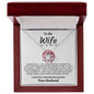 To My Wife - Love Knot Necklace - Your Husband