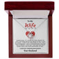 To My Wife - Love Knot Necklace - your Husband