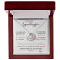To my Granddaughter - Love Knot Necklace - Nana