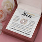 To My Amazing Mom - Love Knot Necklace - I Love You With All My Might!