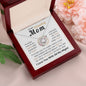To My Amazing Mom - Love Knot Necklace - I Love You With All My Might!