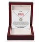 To My Wife - Love Knot Necklace - Your Husband