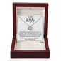 To My Wife - Love Knot Necklace - Your Husband