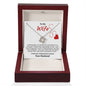 To My Wife - Love Knot Necklace - Your Husband