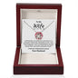 To My Wife - Love Knot Necklace - Your Husband