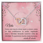 Nieta - Interlocking Hearts Necklace - abuela y abuelo