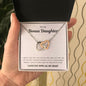 To my Bonus Daughter - Interlocking Hearts - I love you