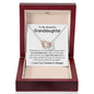 To my Beautiful Granddaughter - Interlocking Hearts Necklace - I Love You Forever & Always