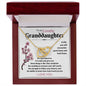 To my Lovely Granddaughter - Interlocking Hearts Necklace - I love you