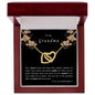To my Grandma - Interlocking Hearts Necklace - your granddaughter